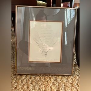 Robert Sexton “The Promise” framed lithograph  50/600
